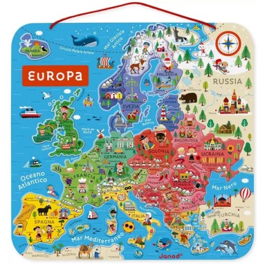 Mappa Magnetica Dell'Europa