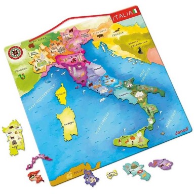 Puzzle - Mappa Italia Magnetica
