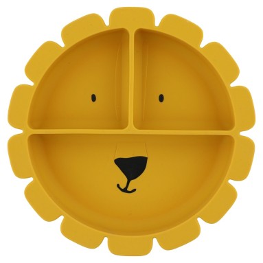 Piatto a tre scomparti con ventosa: Mr Lion